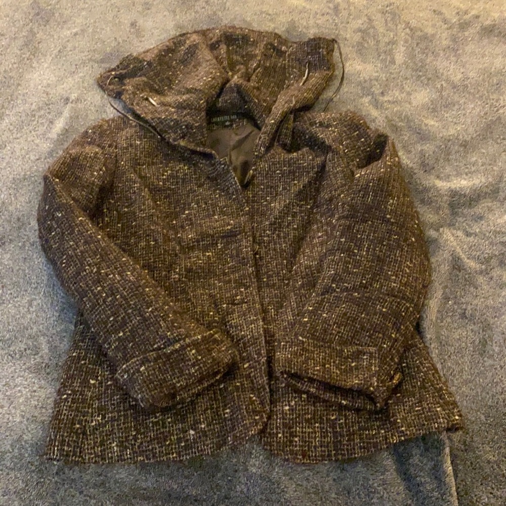 Alpaca/cotton/poly coat